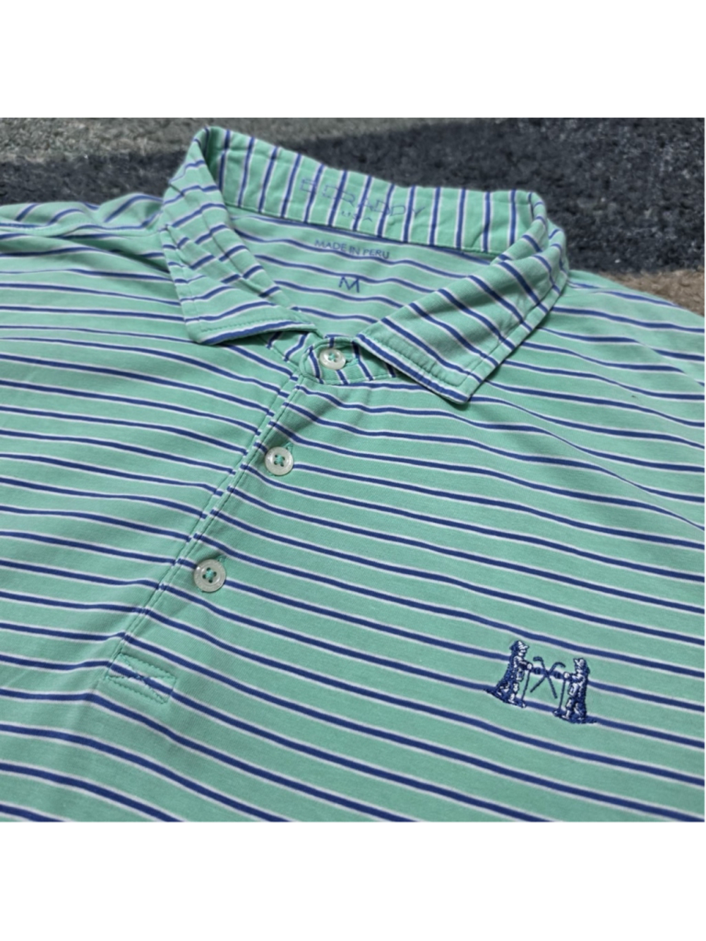 B. Draddy National Golf Links Of America NGLA Sport Polo Performance Shirt M